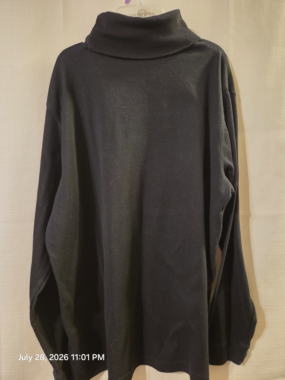 Architect Black Turtleneck Sweater - Men's Long Sleeve